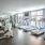 a room with exercise equipment