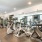 a gym with exercise equipment
